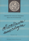 Miscellanea musicologica XXV - XXVI (1973)