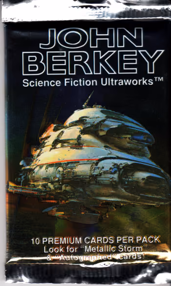 Sběratelské karty - John Berkey - science fiction ultraworks