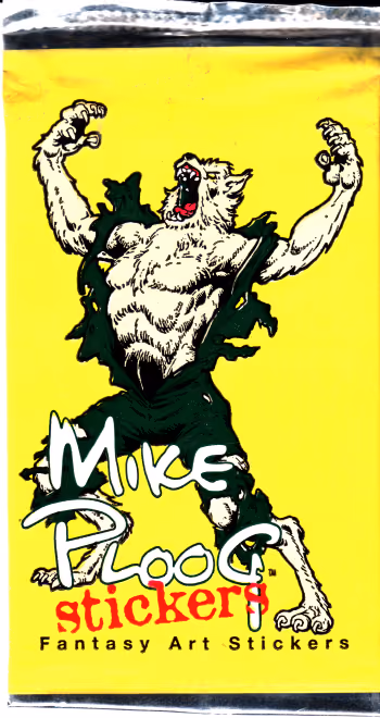 Sběratelské karty - Mike Ploog Stickers