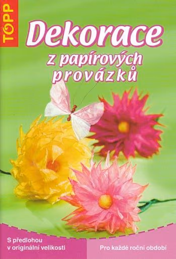 Dekorace z papírových provázků - TOPP ant.