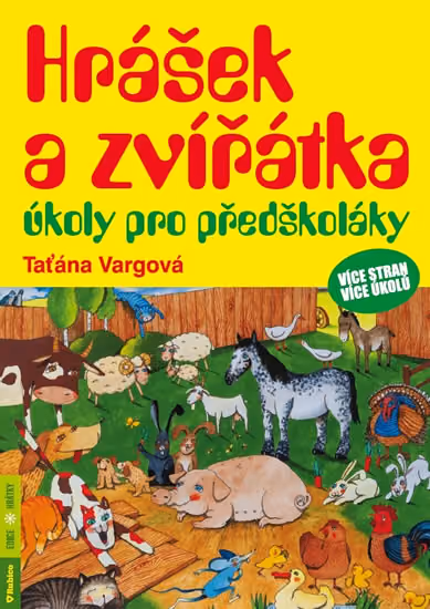 Hrášek a zvířátka - úkoly pro předškoláky