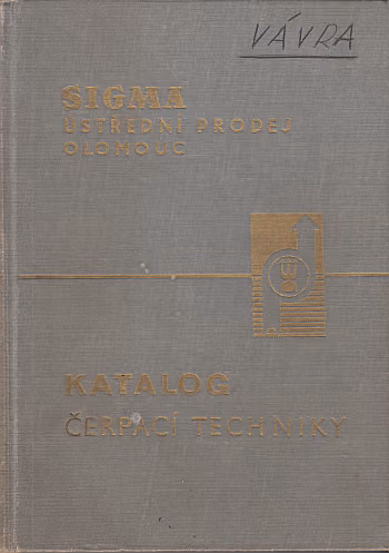Katalog čerpací techniky