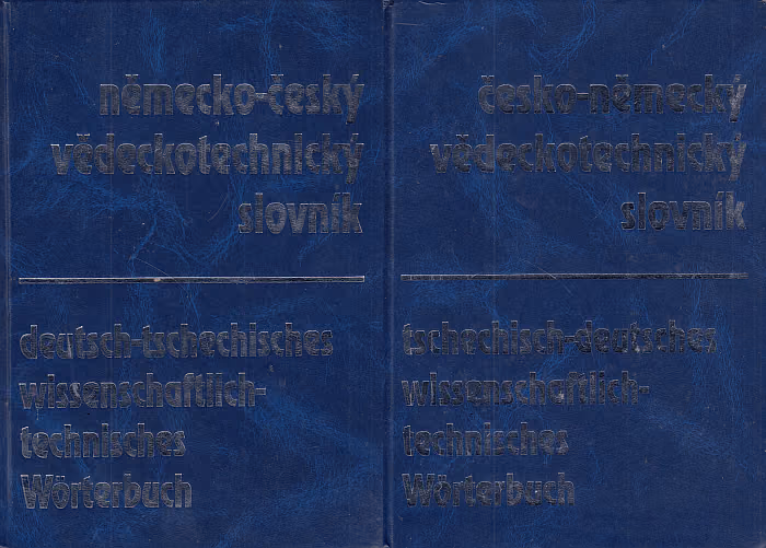 Česko-německý + Německo-český vědeckotechnický slovník