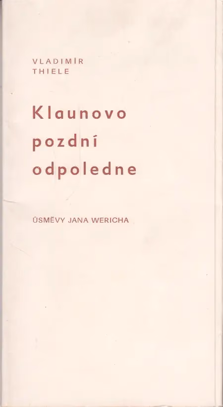 Klaunovo pozdní odpoledne