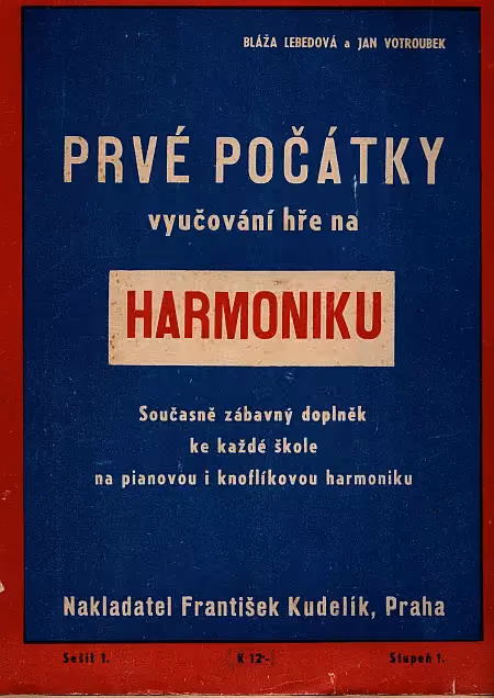 Prvé počátky vyučování hře na harmoniku 1