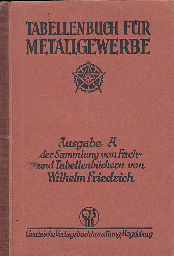 Tabellenbuch Für Metallgewerbe