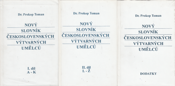 Nový slovník československých výtvarných umělců  A - K, L - Ž + dodatky