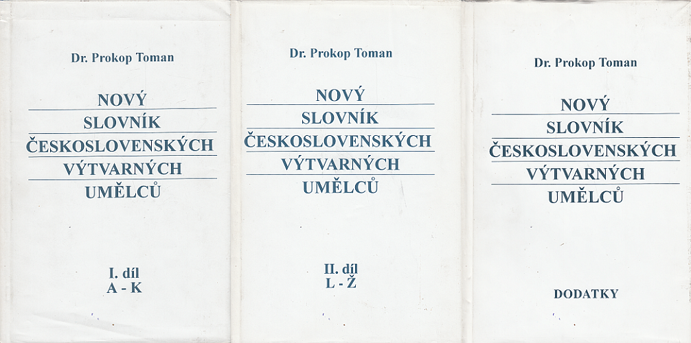 Nový slovník československých výtvarných umělců  A – K, L – Ž + dodatky
