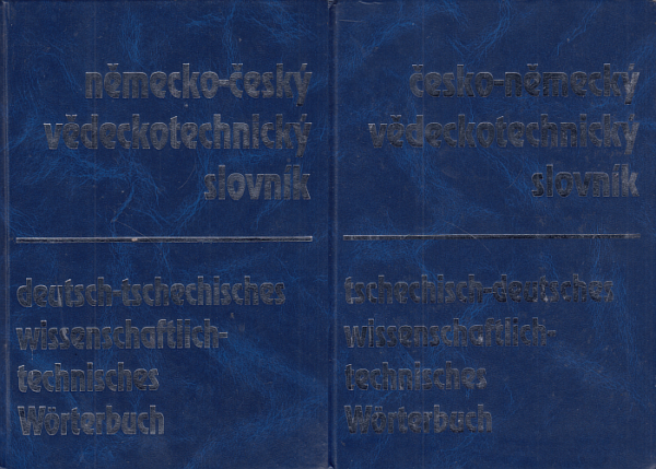 Česko-německý + Německo-český vědeckotechnický slovník