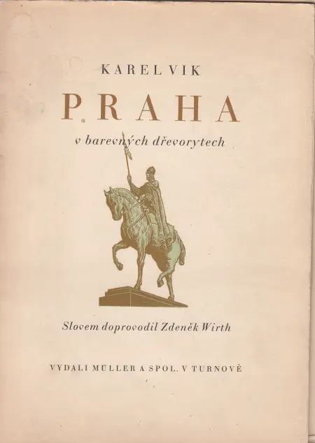 Praha v barevných dřevorytech